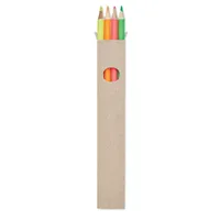 4 creioane tip marker în cutie personalizat