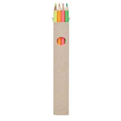 4 creioane tip marker în cutie