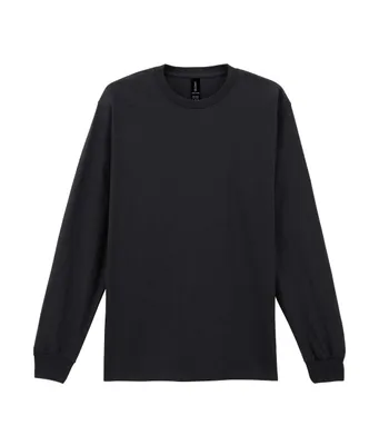 Tricou cu mânecă lungă unisex Gildan Ultra Cotton™ Adult personalizat, negru
