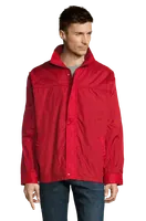 Jachetă unisex SOL'S Mistral Jersey-lined Water Repellent Windbreaker personalizată, pe model