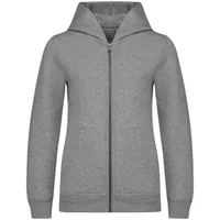 Hanorac copii Native Spirit Eco-friendly Full Zip personalizat, gri