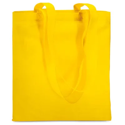 Sacoşă neţesută de cumpărături personalizată, galben