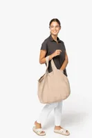 Sacoșă Native Spirit Eco-friendly Linen Shopping personalizată, pe model