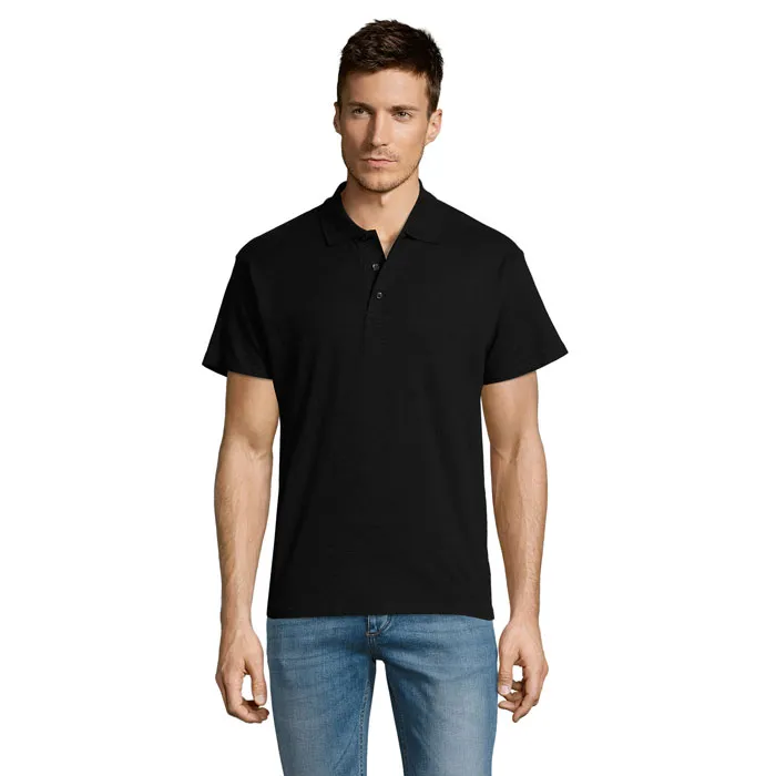 Polo SUMMER II MEN 170g personalizat, black