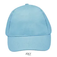 BUZZ FIVE PANEL CAP 150g personalizat, atoll blue