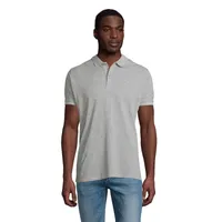 PLANET MEN Polo 170g personalizat, gri melange 2