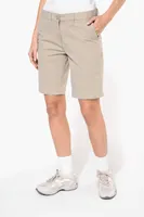 Pantaloni scurți damă Kariban Chino Bermuda Shorts personalizați, pe model