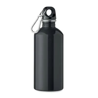 Sticlă cu un singur strat 500ml personalizată, negru