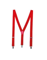Premier Clip-on Trouser Braces/suspenders personalizat, roșu