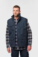 Vestă unisex Designed To Work Worker Bodywarmer personalizată, pe model