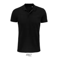 Tricou polo bărbați SOL'S Planet personalizat, negru