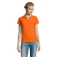PERFECT WOMEN POLO 180g personalizat, orange