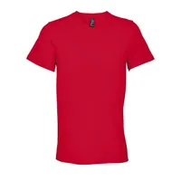 Tricou unisex SOL'S Regent V V-neck personalizat, roșu