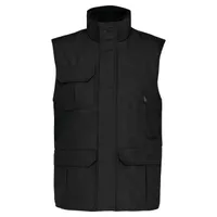Vestă unisex Designed To Work Worker Bodywarmer personalizată, negru