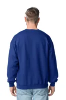 Bluză unisex Gildan Heavy Blend™ Adult Crewneck personalizată, pe model