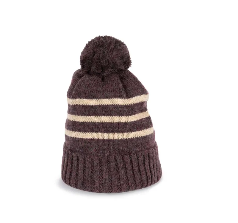 Căciulă K-UP Knitted Striped Beanie IN Recycled Yarn