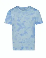 Tricou unisex Just Ts Tie-dye T personalizat, albastru