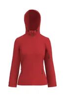 Hanorac damă Legend Classics 3-LAYER Detachable Softshell personalizat, roșu