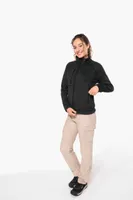 Jachetă damă Kariban Full Zip Heather personalizată, pe model