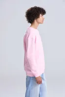 Bluză unisex Just Hoods Organic Sweat personalizată, pe model