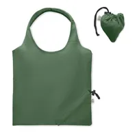 Sacoșă de cumpărături pliabilă personalizată, verde închis