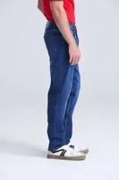 Pantaloni bărbați So Denim Leo Straight Jeans personalizați, pe model