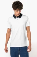 Tricou polo bărbați Kariban Two-tone Jersey personalizat, pe model
