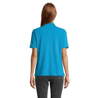 Tricou polo damă Sol's Pacific personalizat, vedere spate