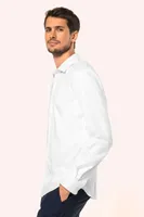 Cămașă bărbați Kariban Premium Pinpoint Oxford personalizată, pe model