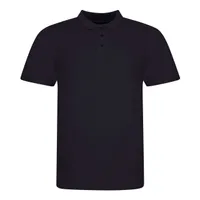 Tricou polo unisex Just Polos The 100 personalizat, negru