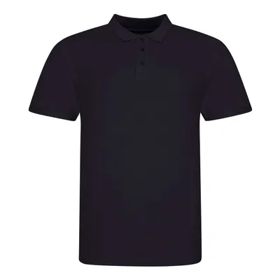 Tricou polo unisex Just Polos The 100 personalizat, negru