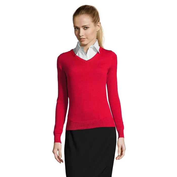 Bluză damă Sol's Galaxy V-neck Sweater personalizată