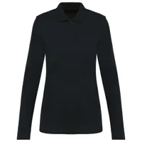 Tricou polo damă Kariban Premium Supima® personalizat, negru