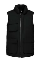 Vestă unisex Designed To Work Quilted Bodywarmer personalizată, negru