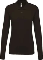Tricou polo damă Kariban Piqué personalizat, gri