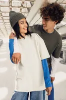 Tricou unisex Native Spirit Eco-friendly Oversized French Terry personalizat, pe model
