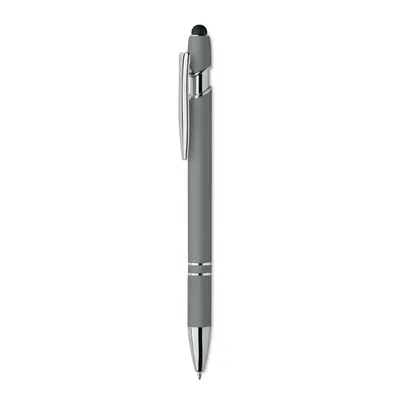 Pix stylus aluminiu reciclat personalizat, gri piatră