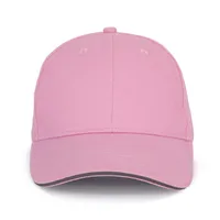 Șapcă Kariban Orlando 6 Panels personalizată, roz