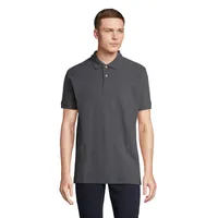 Tricou polo bărbați Sol's Pacific personalizat, gri șobolan