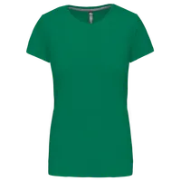 Tricou damă Kariban Short Sleeve Crew Neck personalizat, verde