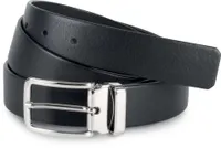 K-UP Classic Belt IN Full Grain Leather 30MM personalizat, negru