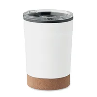 Cană cu perete dublu de 300 ml personalizată, alb