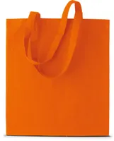 Sacoșă Kimood Basic Shopper personalizată, portocaliu, în context