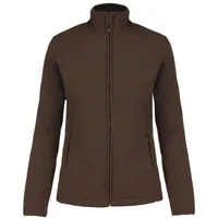 Jachetă damă Kariban Maureen Full Zip Microfleece personalizată, maro