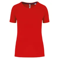 Tricou damă Proact Recycled Round Neck Sports personalizat, roșu