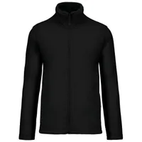 Jachetă unisex Kariban Falco Full Zip Microfleece personalizată, negru