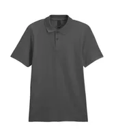 Tricou polo bărbați Gildan Softstyle™ Adult Double Piqué personalizat, gri