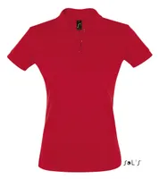 Tricou polo damă SOL'S Perfect personalizat, roșu