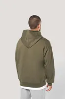 Hanorac unisex Kariban Oversized Fleece personalizat, pe model