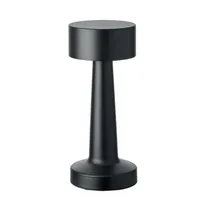 Lampă de masă din fier reîncărc personalizată, negru